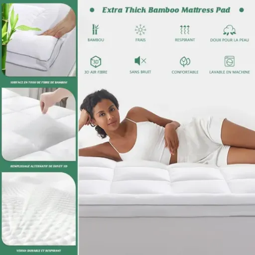 Test GRT Surmatelas 140x190 : plus confortable qu’un simple protège-matelas, mais pas une révolution non plus