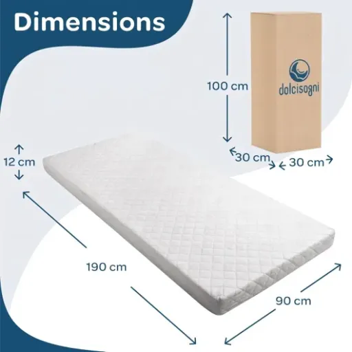 Test DOLCI SOGNI 90x190 : le matelas enfant pas cher qui fait le job (mais avec quelques limites)