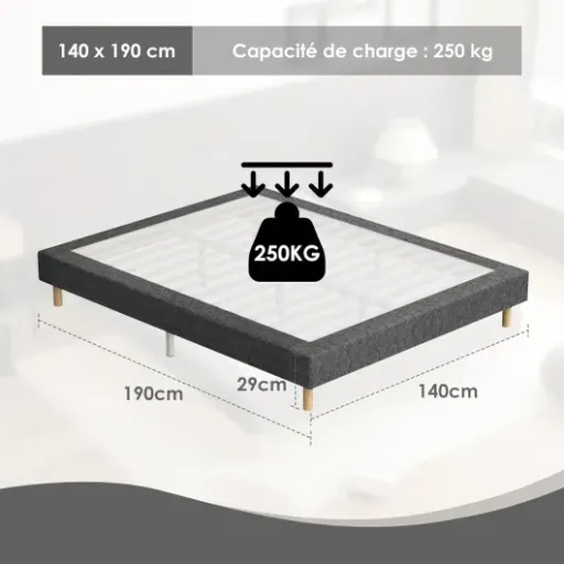 Test TEENO Ensemble Sommier et Matelas 140x190 : le lit complet qui fait le job sans exploser le budget