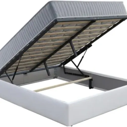 Test Ensemble Lit Coffre Literie Julien 160x200 : gros rangement sous le lit et matelas ferme qui tient la route