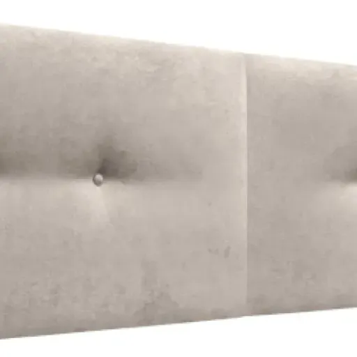 Test DHOME Tête de lit tissu beige 180x50 : la solution simple pour habiller un lit double sans se ruiner