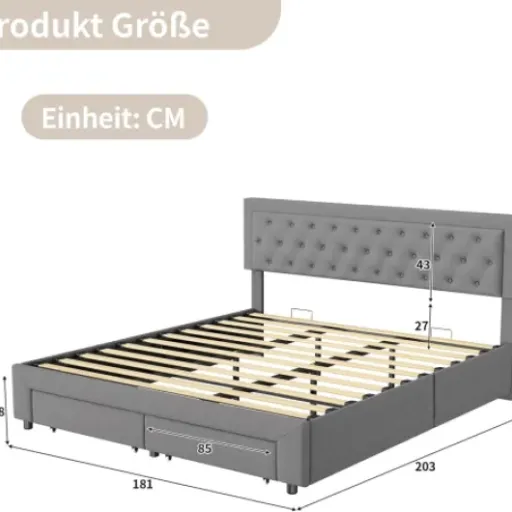 Test lit King Size FOERPL 180x200 : un grand lit avec beaucoup de rangement, mais un montage qui prend du temps