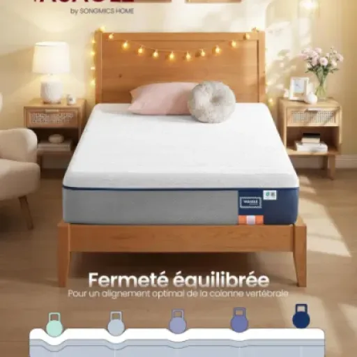 Test VASAGLE Matelas 90 x 190 : un matelas mémoire de forme pas cher qui fait le job