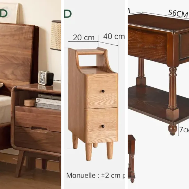 Comparatif des 6 meilleurs tables de chevet en bois massif (2026)