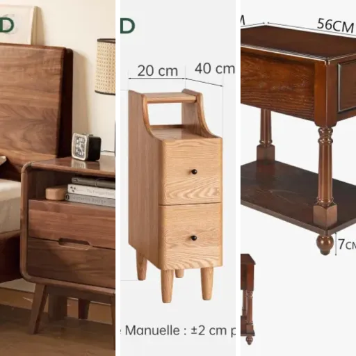 Comparatif des 6 meilleurs tables de chevet en bois massif (juin 2026)