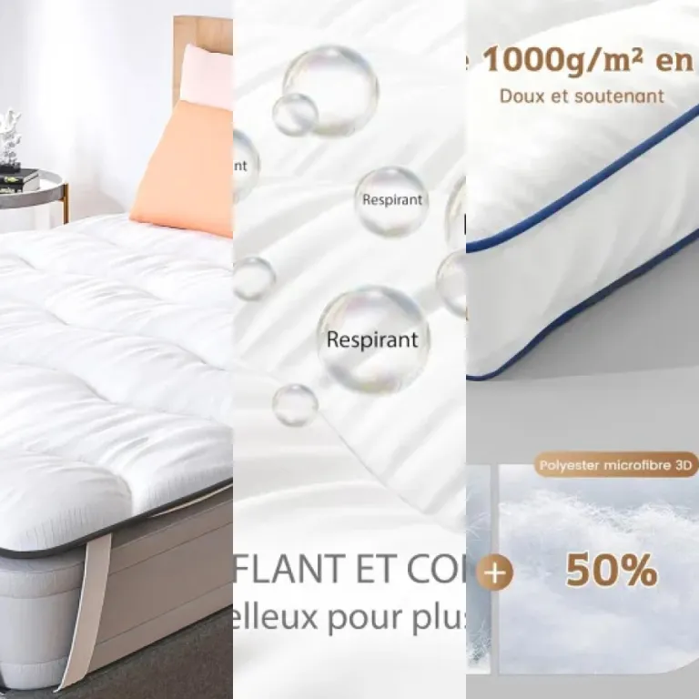 Comparatif des 3 meilleurs surmatelas microfibres et synthétiques (2026)