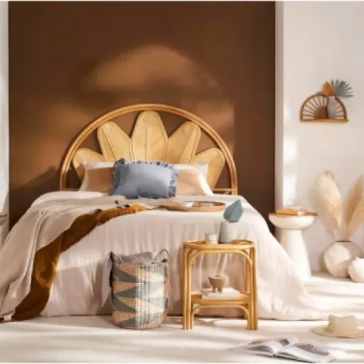 Test Miliboo Tête de lit déco en rotin L160 cm Nalah : la touche bohème facile à vivre