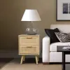 Test Finnhomy Lot de 2 tables de chevet : du rotin pas trop cher qui fait le job dans la chambre