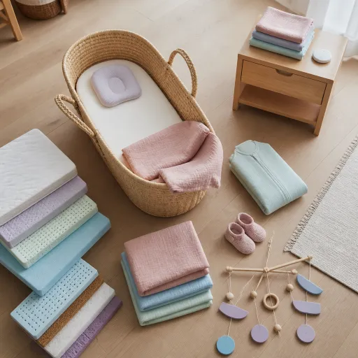 Choisir un couffin bébé en osier : confort, matelas et accessoires pour une chambre apaisante