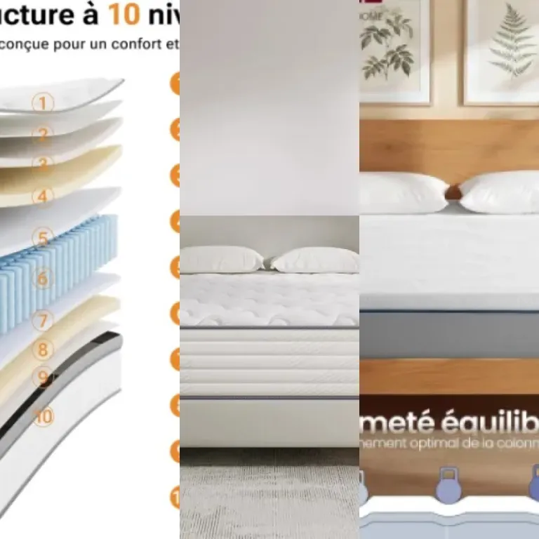 Notre sélection des 10 meilleurs matelas 2 places (2026)