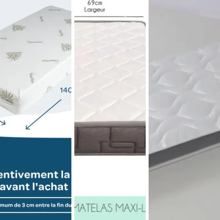 Les meilleurs matelas 70x140 cm : notre top 10 (2026)