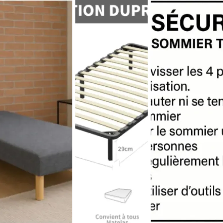 Notre sélection des 8 meilleurs sommiers 90x200 (2026)