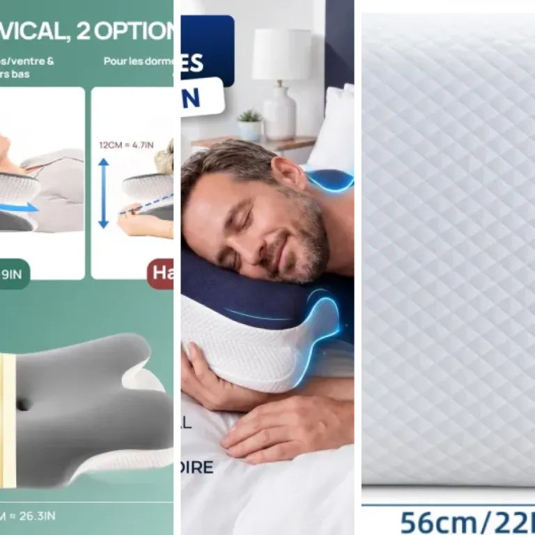 Classement des 5 meilleurs oreillers ergonomiques cervicaux (2026)