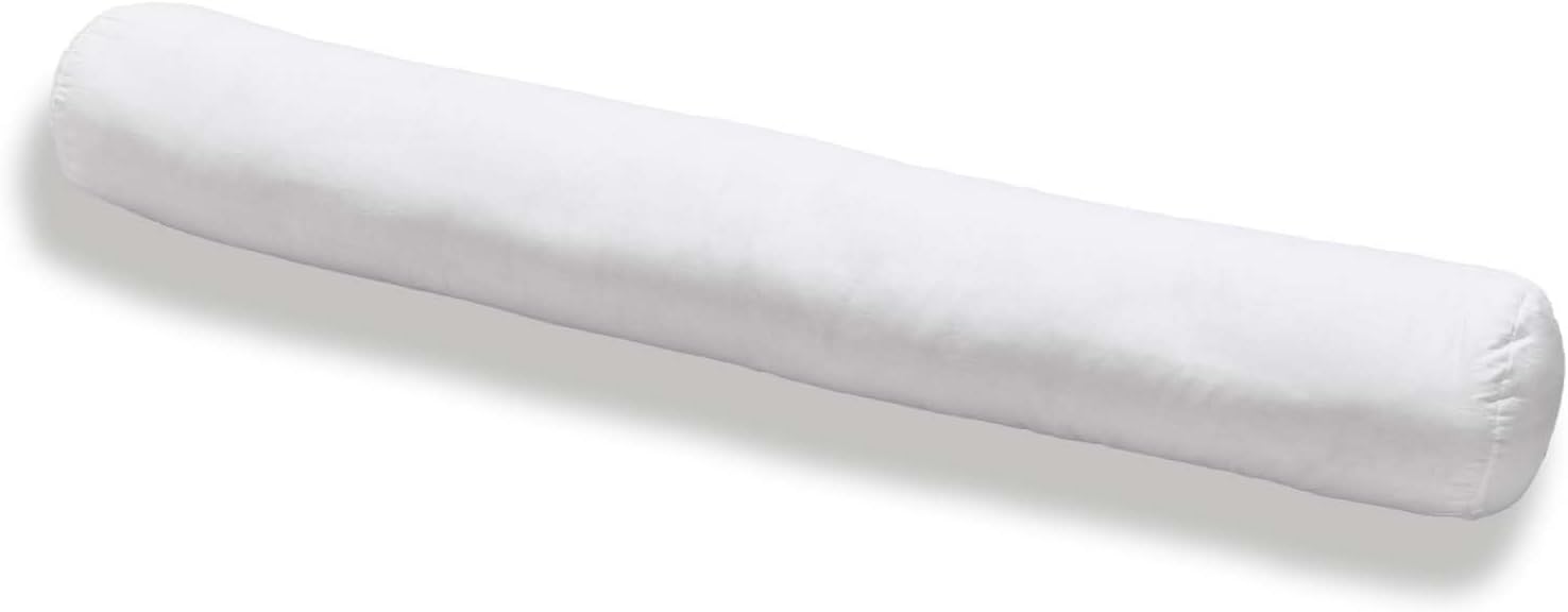 Traversin Gonflant Alaska Confort Premium, 180 cm, Enveloppe 100% Coton, Blanc