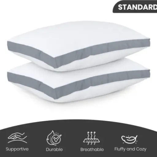 Test Utopia Bedding (lot de 2 oreillers standard) : des oreillers pas chers qui font le job pour un usage quotidien