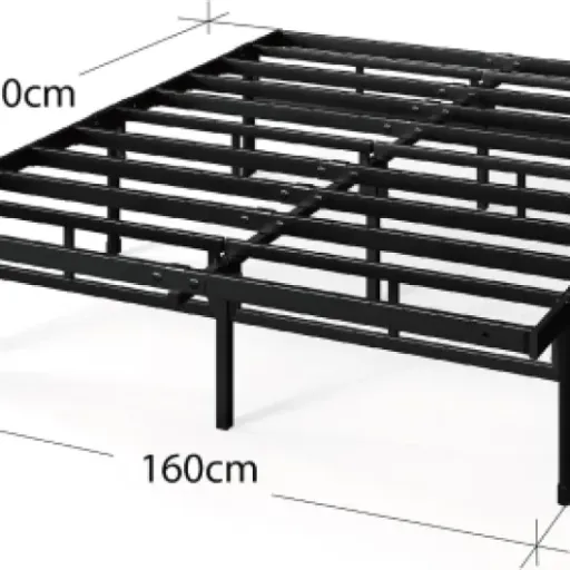 Test Zinus Justin 160x200 : le lit en métal simple, costaud et pas prise de tête