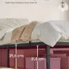 Test VASAGLE Cadre de Lit 160x200 : le sommier métal simple qui fait le job sans chichi