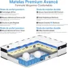 Test Matelas Hybride Grbsy DreamNest 140x190 : épais, plutôt mou, bon prix mais pas pour tous les dos