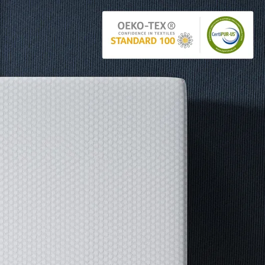 Surmatelas 90x190CM, Épaisseur 10CM, Mémoire de Forme Gel Infusé, Ergonomique, Ventilé Haute Densité, Housse Hypoallergénique Lavable 90 x 190 cm 10 CM